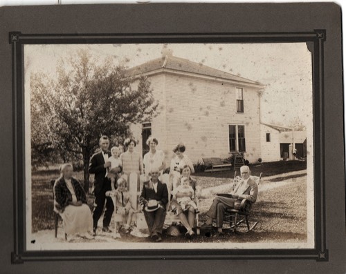 Antica grande gruppo foto