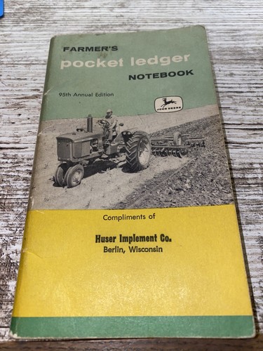 John deere pocker ledger - pocker, 95a